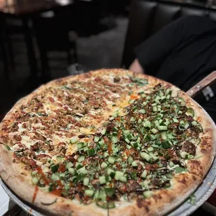 Banh Mi Pizza (Meat) and Lasagna (Meat)