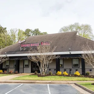 the front of the restaurant