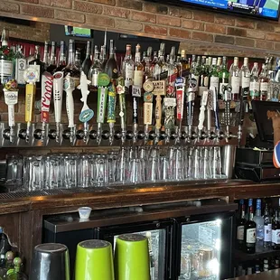 Draft beer selection Oct. 2021