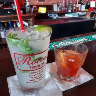 Mojito and Old Fashioned