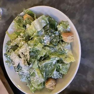 Romaine and Kale Caesar salad