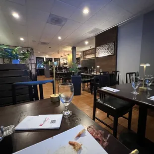 Empty. Saturday night at 7:30pm