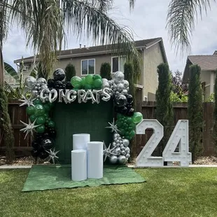 Marquee Numbers, Balloons,