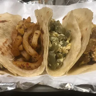 BREAKFAST TACOS