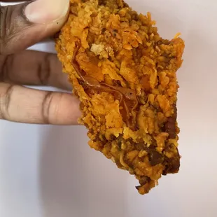 Fried Wings (I assume this was old chicken that was reheated or refried). It definitely tasted like it.