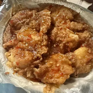 Sweet Chili Shrimp w/ sweet potato fries  Special Order