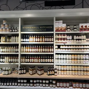 Stonewall Kitchen... wall of heavenly goods!