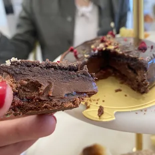 Chocolate raspberry tort