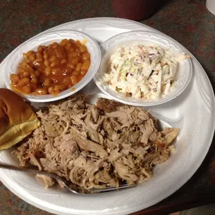 The pulled pork plate