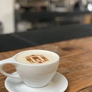 a cappuccino
