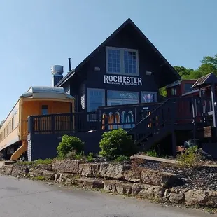 the outside of the building