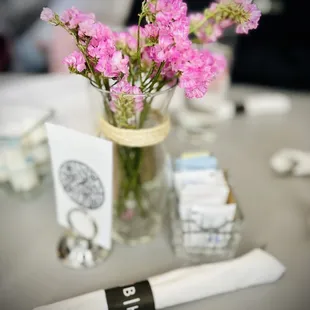 pink flowers in a vase