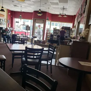 Inside seating