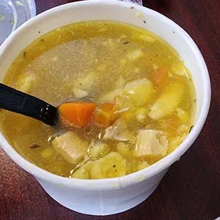Chicken dumpling soup!