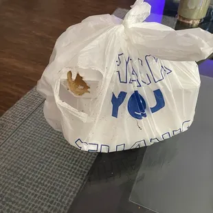 It's the squirrels breakfast today I guess...