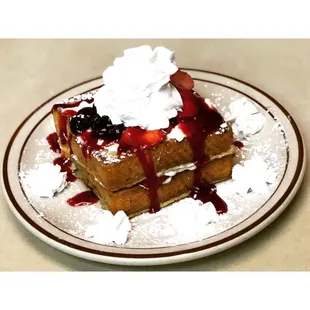 Delicious Berry stuffed French toast
