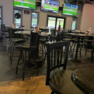 Interior to left of bar