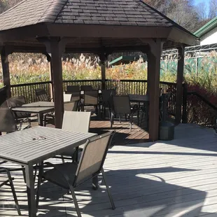 Gazebo out side of banquet room