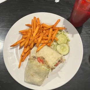 Chicken Philly Wrap