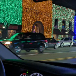 Downtown in lights