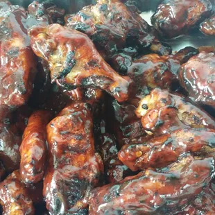 Smoked &amp; Grilled WINGS , never frozen ..never fried..
