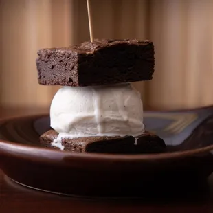 Brownie Ice Cream Sandwich