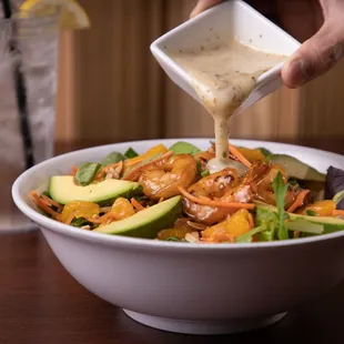 Mandarin &amp; Shrimp Salad