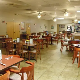Inside Rochester's Family Restaurant and Sports Bar.