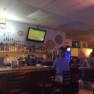 Old school. Good food, great food actually, old people, fine by me!