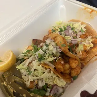 Shrimp tacos