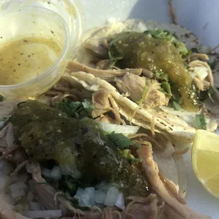 The chicken tacos 6/10 on  11/28/22