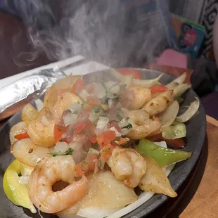 Shrimp Fajitas