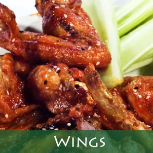 Jumbo whole wings, fried and seasoned or sauced to your liking!