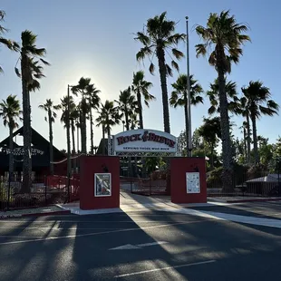 Front entrance and signage