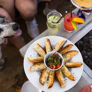 Dog friendly patios with fire pits