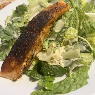 Caesar With Blackened Salmon