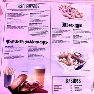 the menu