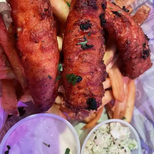 Fish and Chips Fish Tacos