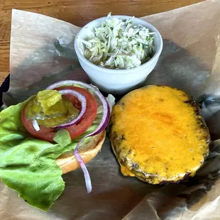 $5 Burger with Side (Tuesday Special)