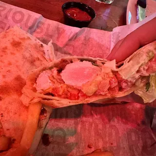 Ranch Fried Chicken Wrap