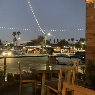 View from outdoor patio seating-love this place!