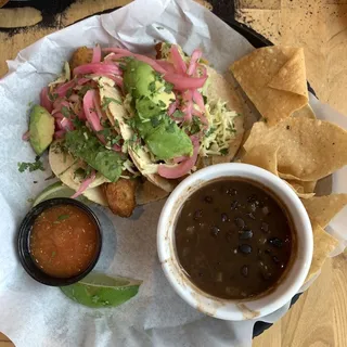 Baja Beer-Battered Fish Tacos