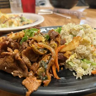 Beef Bulgogi combo plate