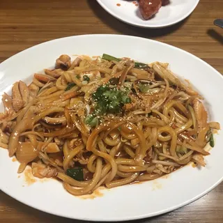 Squid Yaki Udon