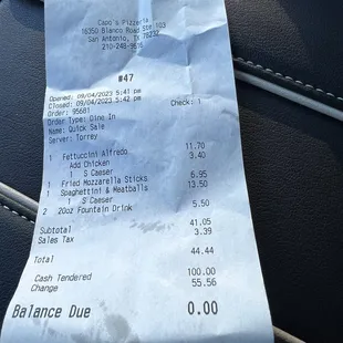 Receipt