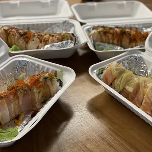 Yamaha Roll, 49er's Roll, and Lion King Roll