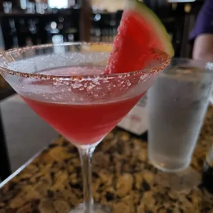 Watermelon martini