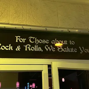 Door Sign