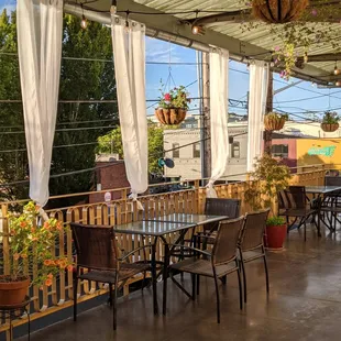 Our back patio is the perfect place for summertime dining.