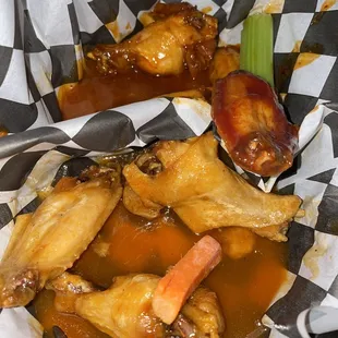 Superb bone-in wings!